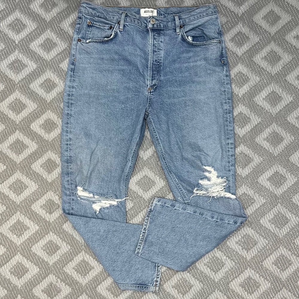 AGOLDE Riley High Rise Straight Crop [Q3]